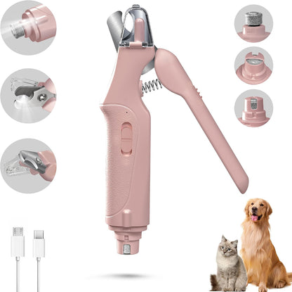 CATPICK 2-in-1 Pet Nail Clipper & Grinder with LED Lights