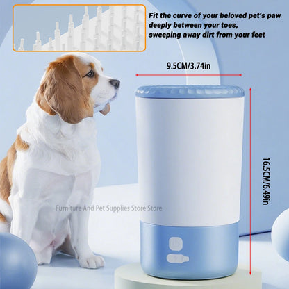 Electric 360° Dog Paw Cleaner | 2-Speed Rechargeable Washer