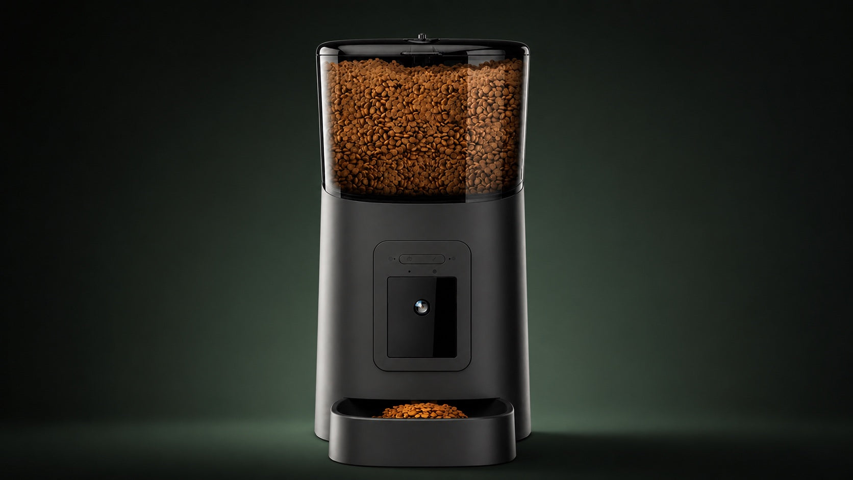 Arelio Feed One smart pet feeder in black