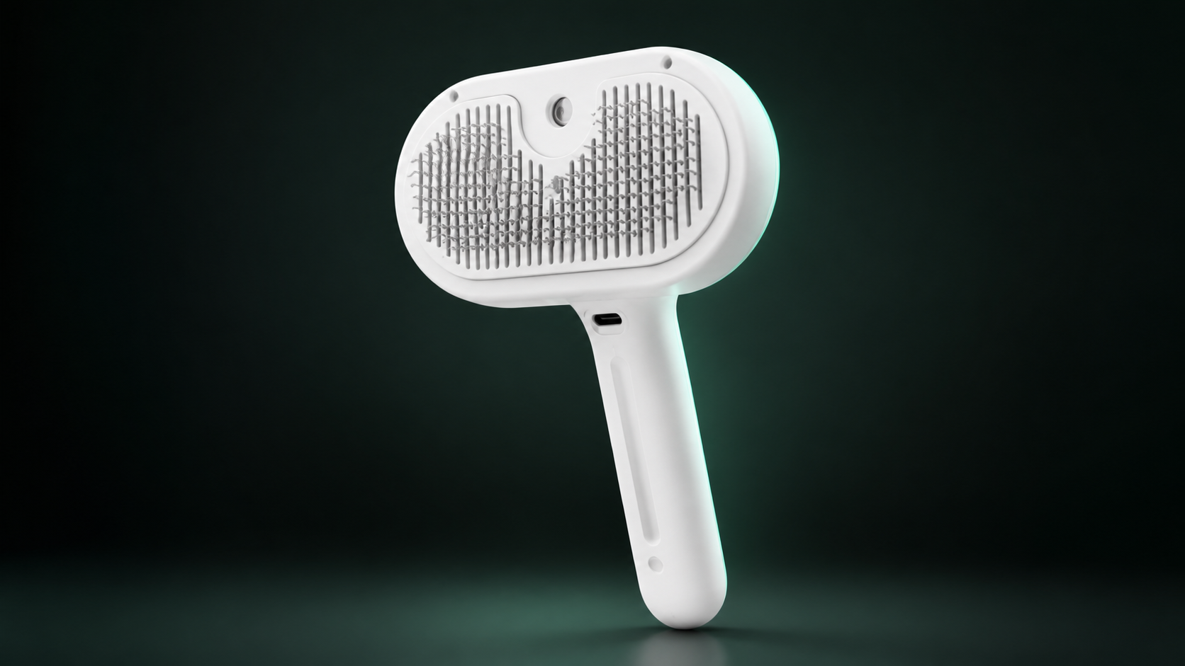 Arelio MistBrush in a premium dark green studio setting